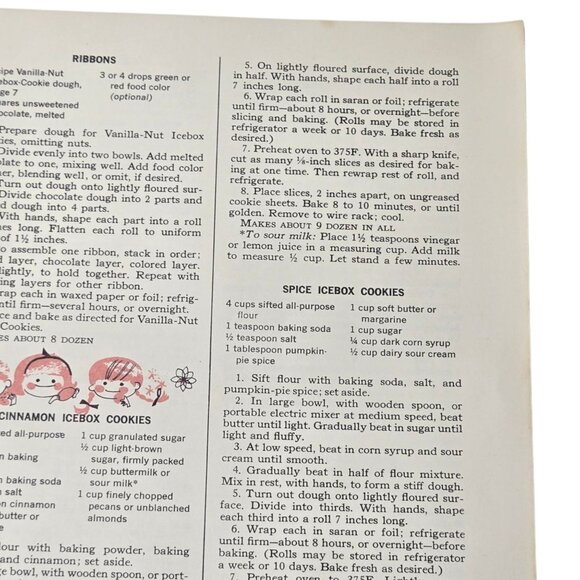 Vintage 1965 McCalls Cookie Collection Recipe Book Cookbook Magazine Baking - Picture 10 of 16